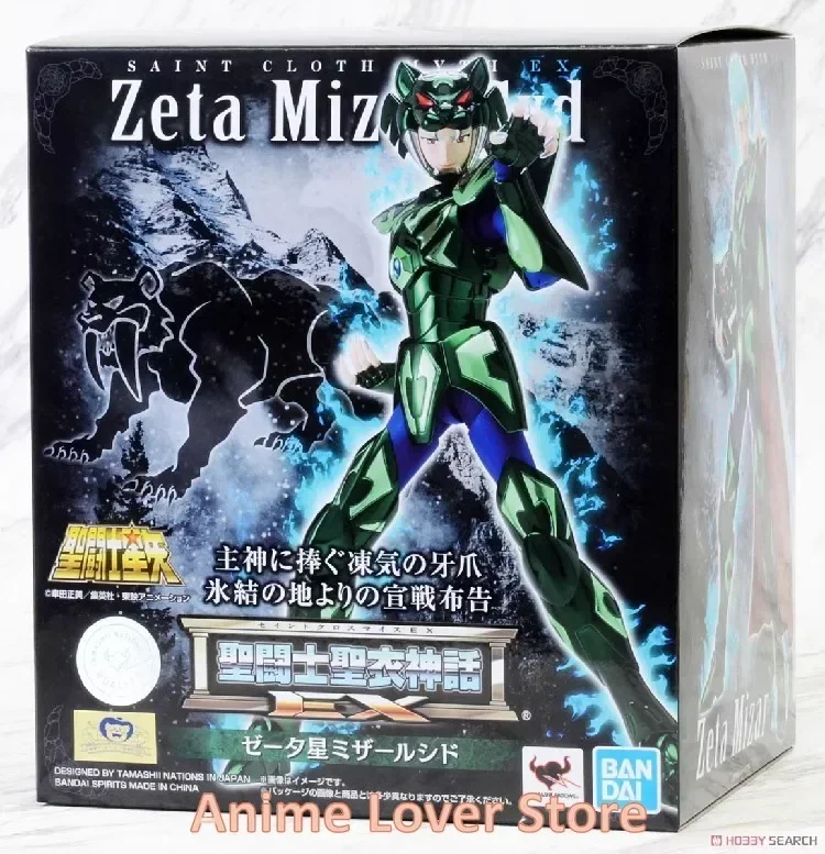 In Stock Bandai Original Saint Seiya Cloth Myth Black Tiger Ex God Warrior Zeta Mizar  Syd Rashard   Anime Action Figures Toys