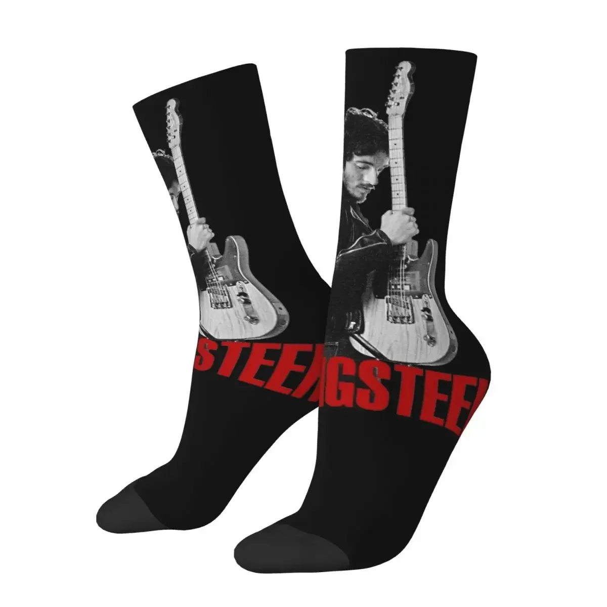 Bruces The E Street Band Springsteens Socks Men Women Casual Socks Novelty Spring Summer Autumn Winter Middle Tube Socks Gift