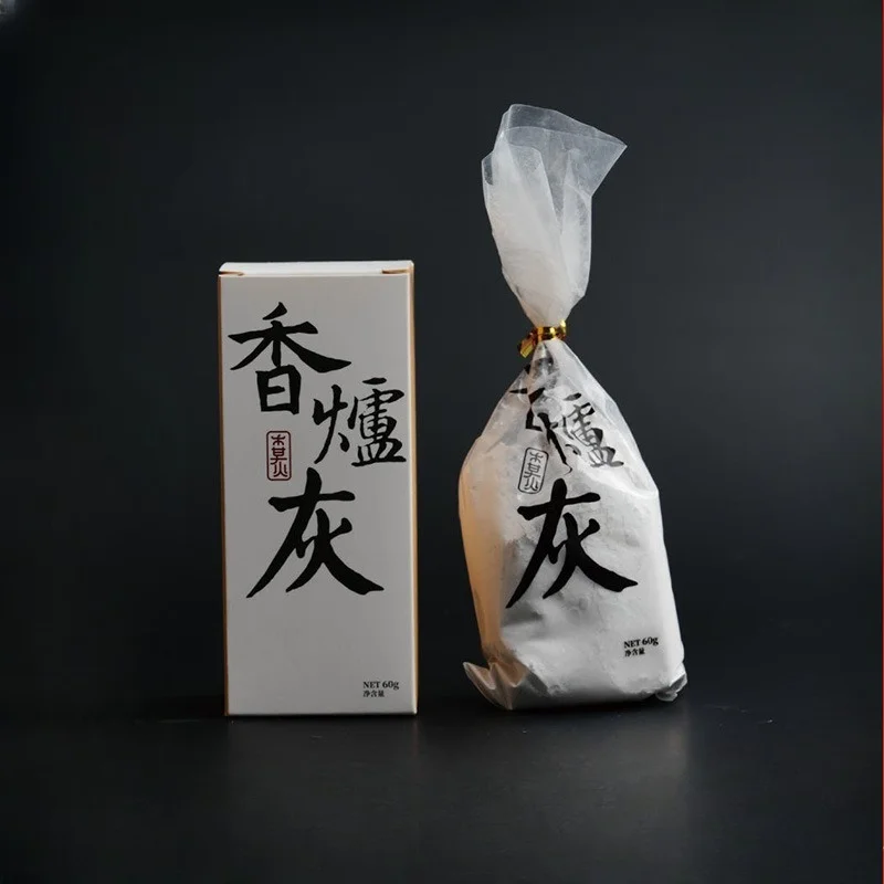 60g Incense burner Specialized/plant ash Natural Original material Breathable Good plasticity Incense Ceremony Supplies home