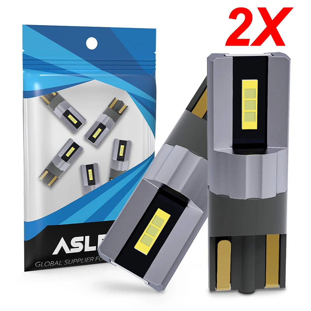 

2x NEW W5W Led T10 168 194 Signal Lamp Canbus 1860 2SMD for Car Interior Map Dome Lights Parking Position Lights White 6000K 12V