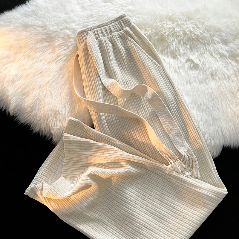 

Corduroy Men's Casual Sports Pants Autumn Season High-End Feelings Leisure Trousers Youthful Vitali Sle Straight Leg Pants