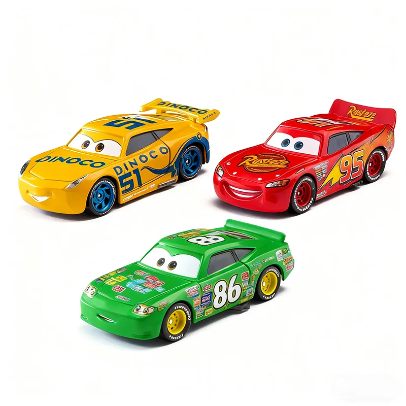 Vente chaude 12 pièces Disney Pixar voitures boîte-cadeau en métal moulé sous pression foudre McQueen modèle de voiture jouet Jackson oncle camion garçon jouets d'anniversaire
