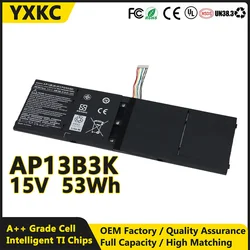 AP13B3K 15V 53Wh Replacement Laptop Battery lithium ion batteries For Acer Aspire R7-571 R7-572 M5-583 V5-573 AP13B8K AP13B3K