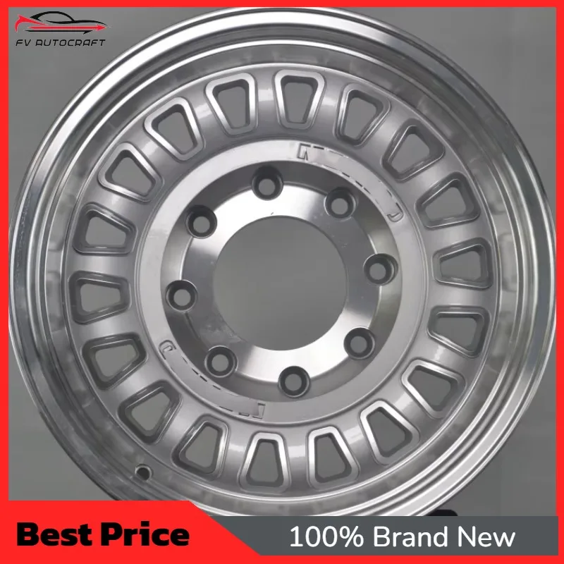 【2026】Factory Direct Price American Retro Semi-Brushed Mirror Polished 17 18 19 20 Inch 5x127 Forged Wheels For Jeep Wrangler Hu