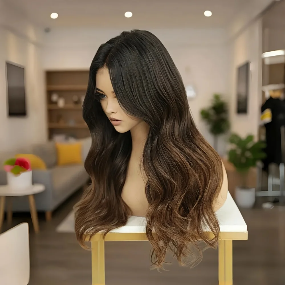 

Glueless Soft ombre blond Long body wave 5x5 Silk Base Jewish Human Hair With BabyHair HD Lace European Hair Preplucked