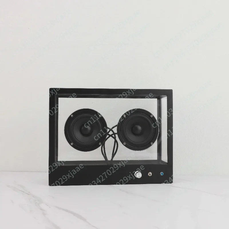 Transparent subwoofer bluetooth audio desktop ornament living room bedroom hotel home decoration