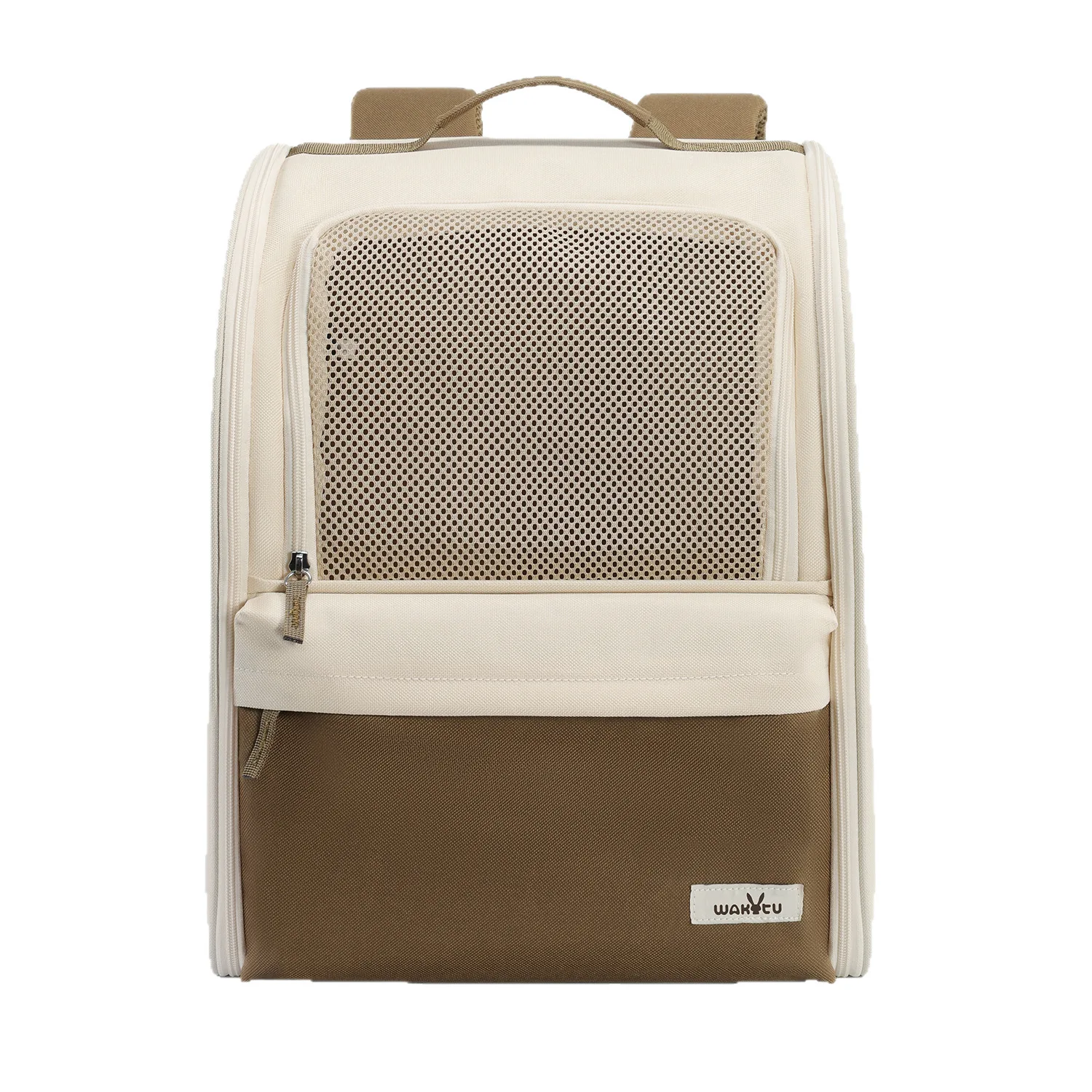 Mochila transportín plegable transpirable para perros y gatos, viaje - imagen 4