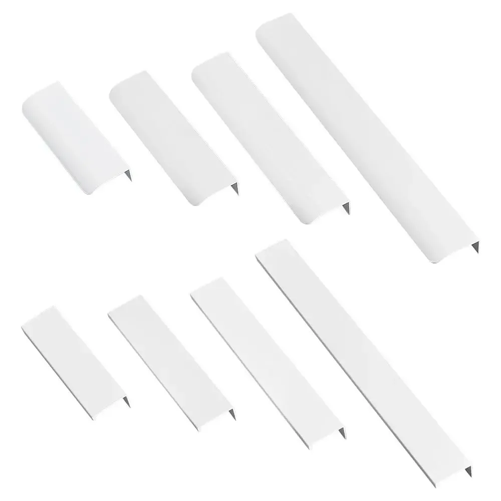 دائم المطبخ خزانة الأثاث الأجهزة مقابض أدراج خزانة تسحب مقابض مخفية سحب طويل #5