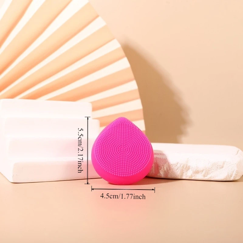 1Pc Silikon Gesichts Reinigung Pinsel Gesicht Tiefe Poren Hautpflege Peeling Reiniger Massage Mini Weichen Saugnapf Sauber Peeling werkzeug