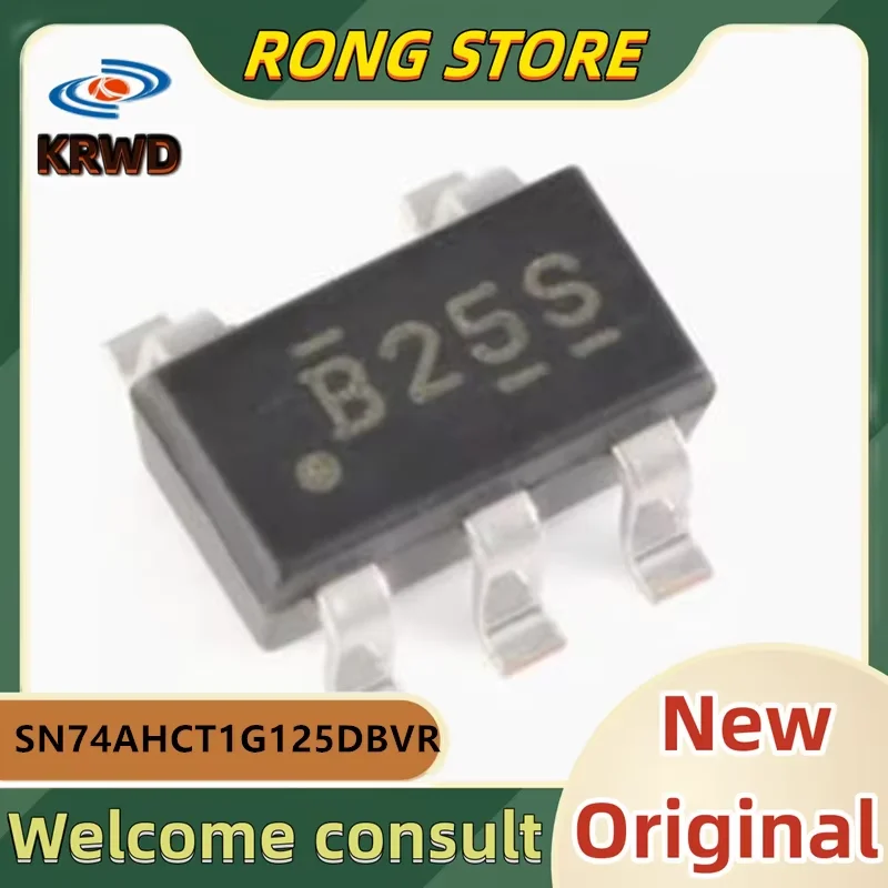 50PCS B25S 825S New and Original Chip IC SOT23-5 SN74AHCT1G125DBVR SN74AHCT1G125DB SN74AHCT1G125