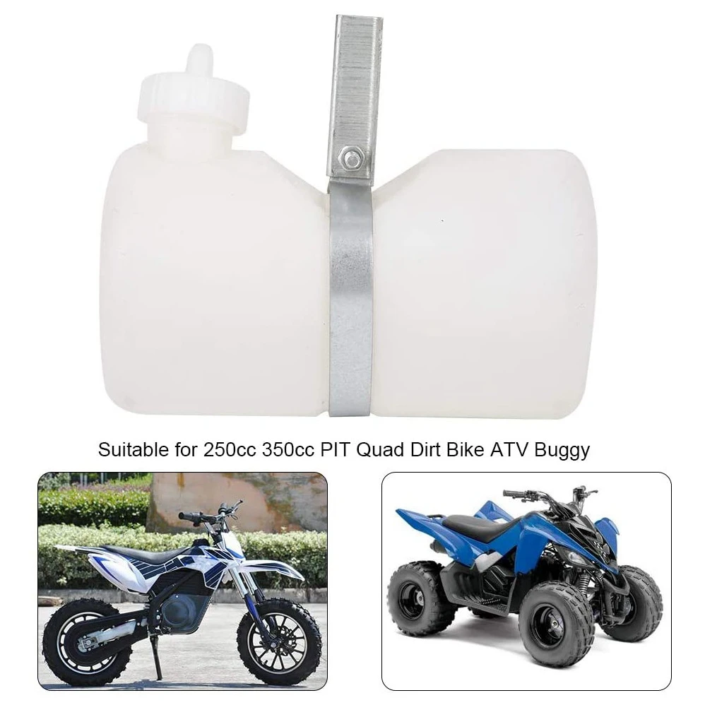A02Q-Radiator Tangki Pendingin Reservoir Tangki Luapan Botol Mesin Pendingin Perangkat untuk 250Cc 350Cc PIT Quad Dirt Bike ATV Buggy