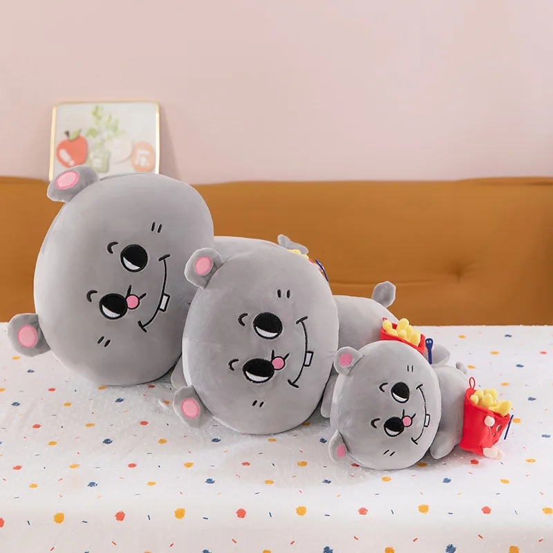 

Meiji and Rat Doll Cute Cartoon Rabbit Mouse Pillow Plush Toy Children's Gift Bedroom Doll Decoration