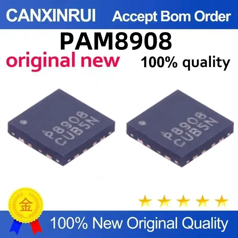 

(5-100 pieces) Brand new stock PAM8908JER PAM8908 P8908 QFN16