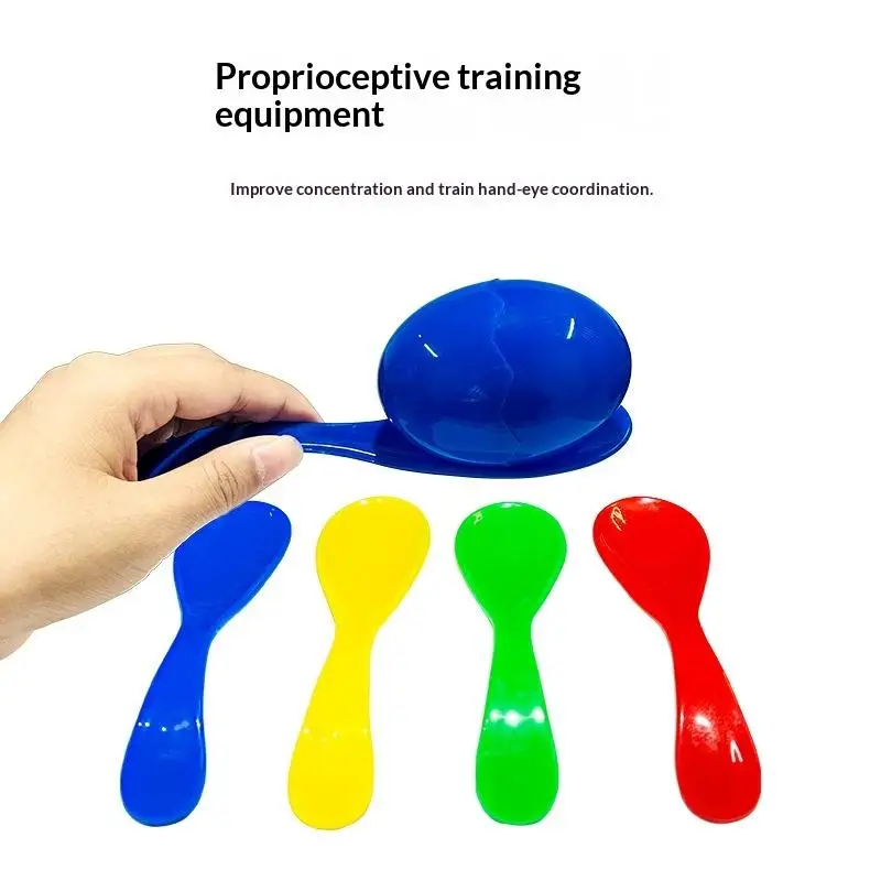 

Новый набор для игры в балансировку яиц на ложках: веселые упражнения и соревнования на скорость