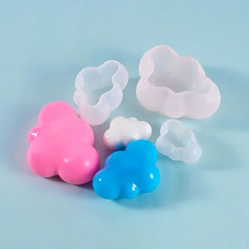 3D Cloud Silicone Mold Candles Soap Making Candle Mold for DIY Handmade Baking Cake Decoration Tool