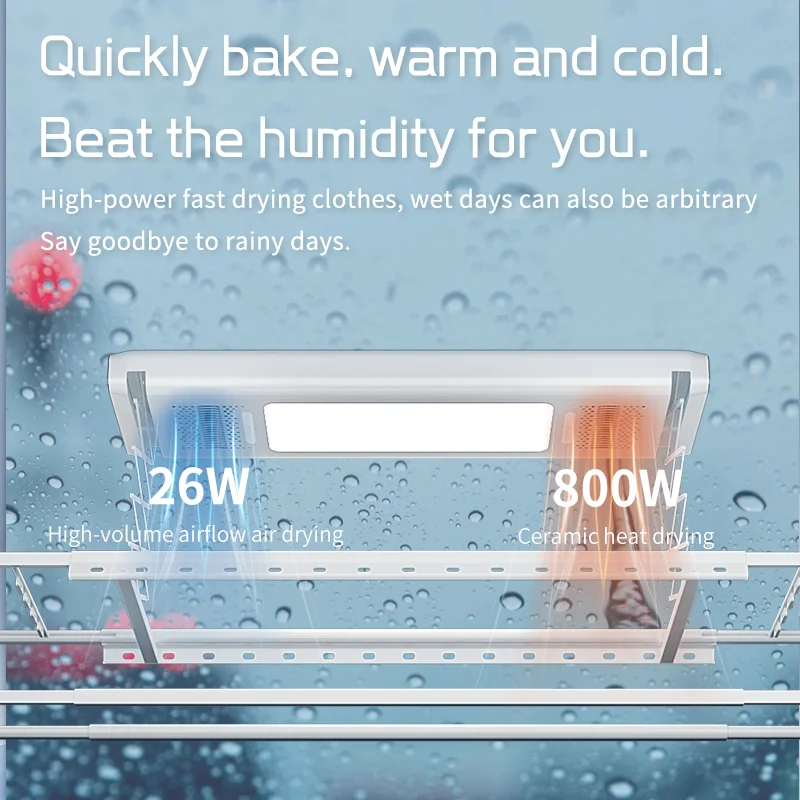 Smart Home Laundry - New Modern Electric Clothes Dryer Ceiling
