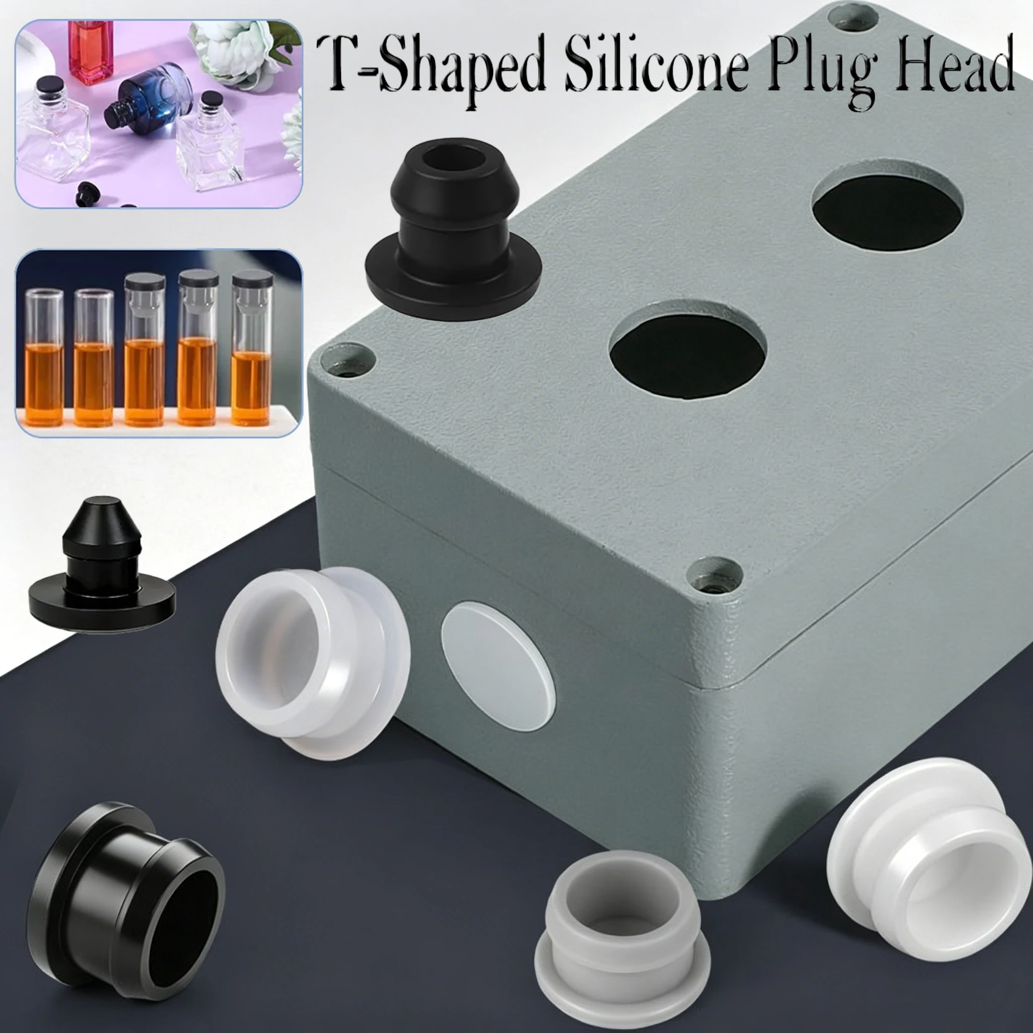 30pcs Silicone Hole Stopper Plugs Multi-size Waterproof Dustproof High Temperature Resistant for Industrial & Home Use