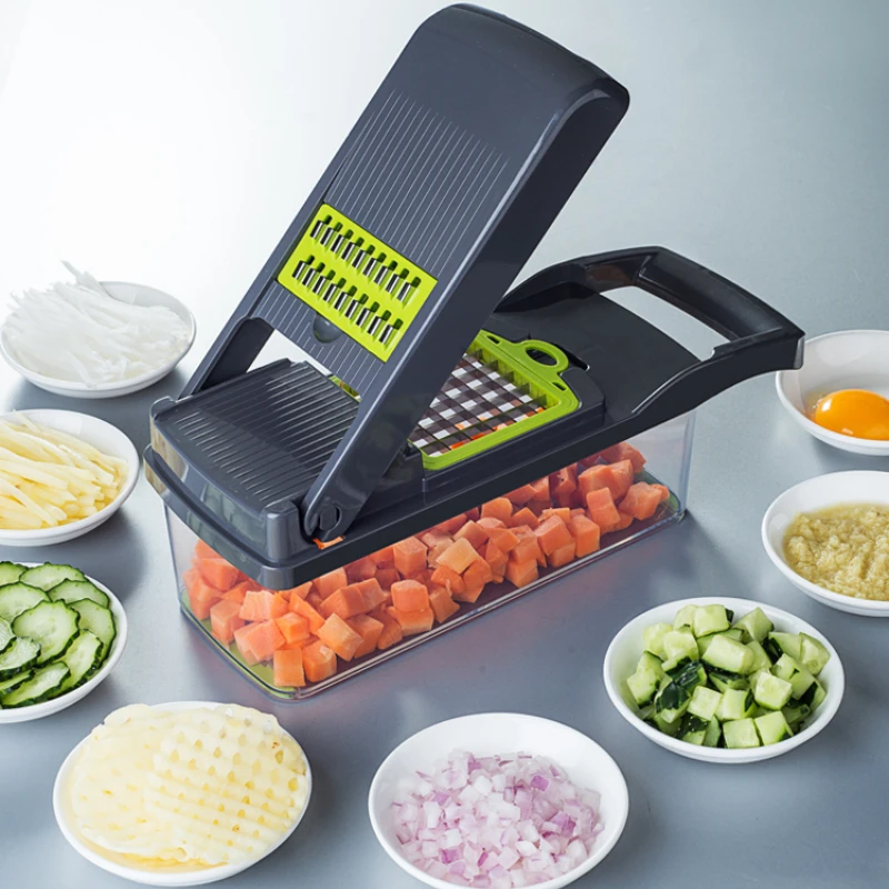 

Chopping Artifact Multifunctional Cutter Carrot Diced Potato Shredder Grater Kitchen Household Cut-Proof Rubbing Slices