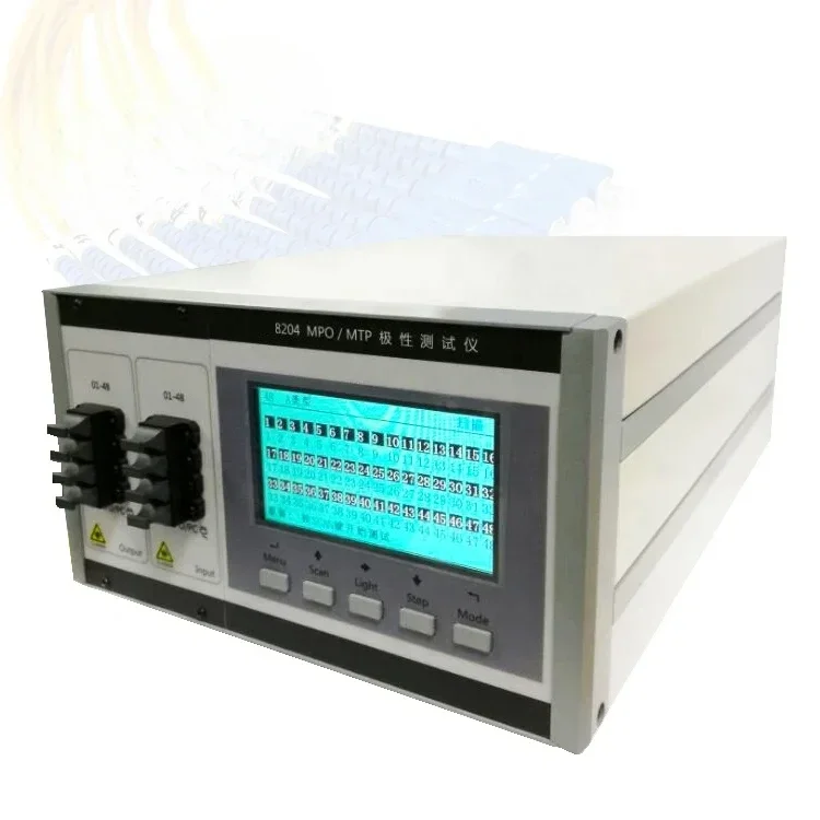 Neofibo FK 8204A equip multi wire cable tester fiber optic cable tester MPO MTP Cable Sequence polarized tester
