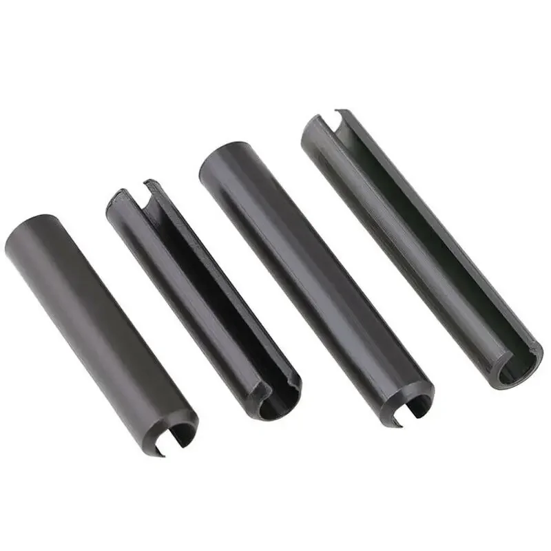 

M1.5 M2 M2.5-M12 65Mn Steel Spring Pins Cylindrical Elastic Open Dowel Pins Roll Pin Slotted Split Tension Pins