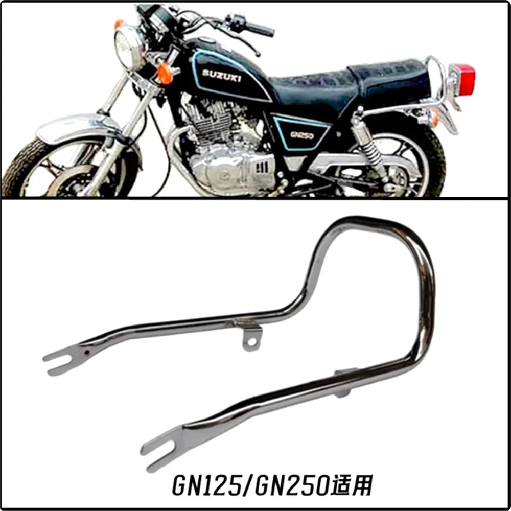 Voor Haojue GN 125 Suzuki GN 250 Retro Kroon Motorfiets Staart Frame Gemodificeerde gn125 gn250 Staart Vleugel Handvat Plank Armsteun Staart Frame