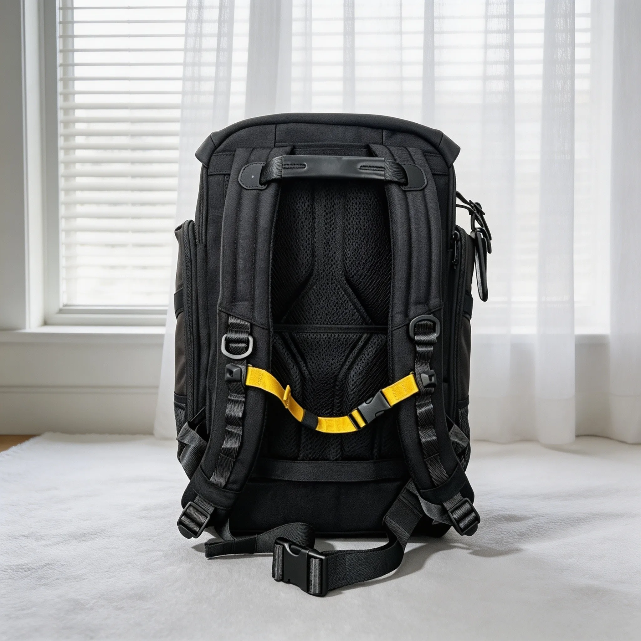 New Ballistic Nylon Large‑Capacity Backpack for Men, Stylish Business Travel Daypack for Everyday Carry view 6
