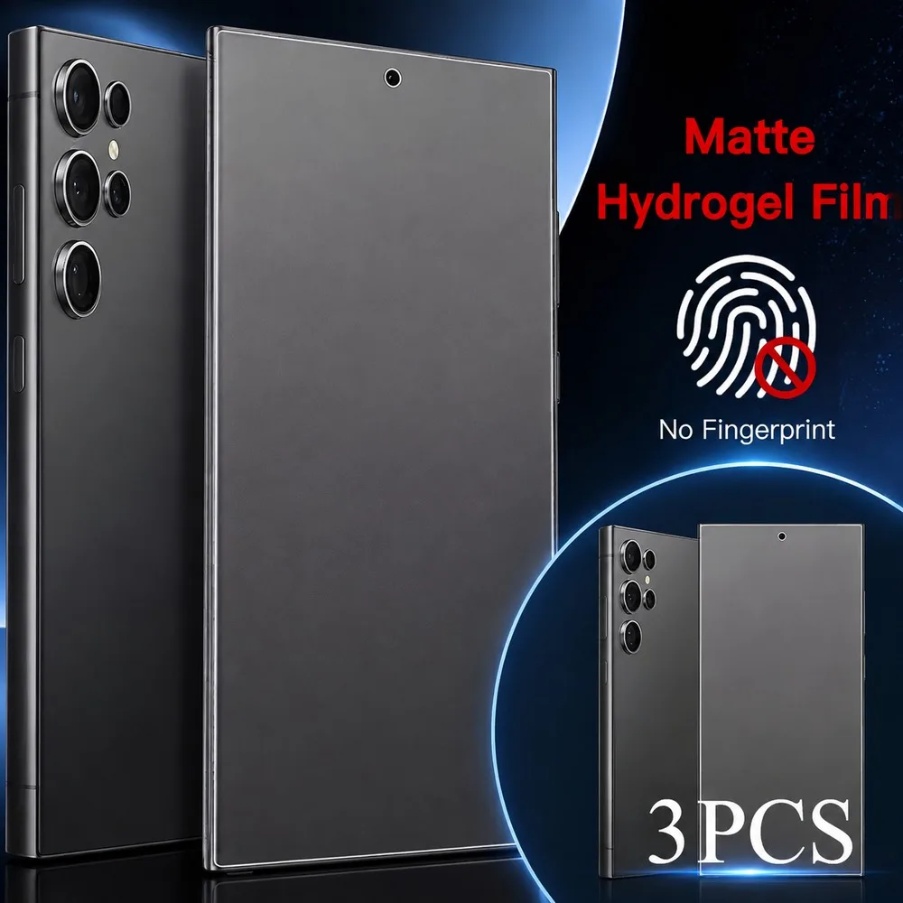 3PCS Anti-Scratch Screen Protector For Samsung Galaxy S26 S26+ Hydrogel Film For Samsung Galaxy S26 FE S26 Ultra Matte