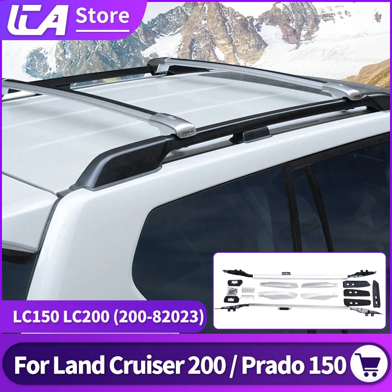 For 2008-2021 Toyota Land Cruiser 200 LC200 Prado 150 Lc150 Fj150 Roof Wrap Or Luggage Rack Cross Rail Rail Travel Accessories