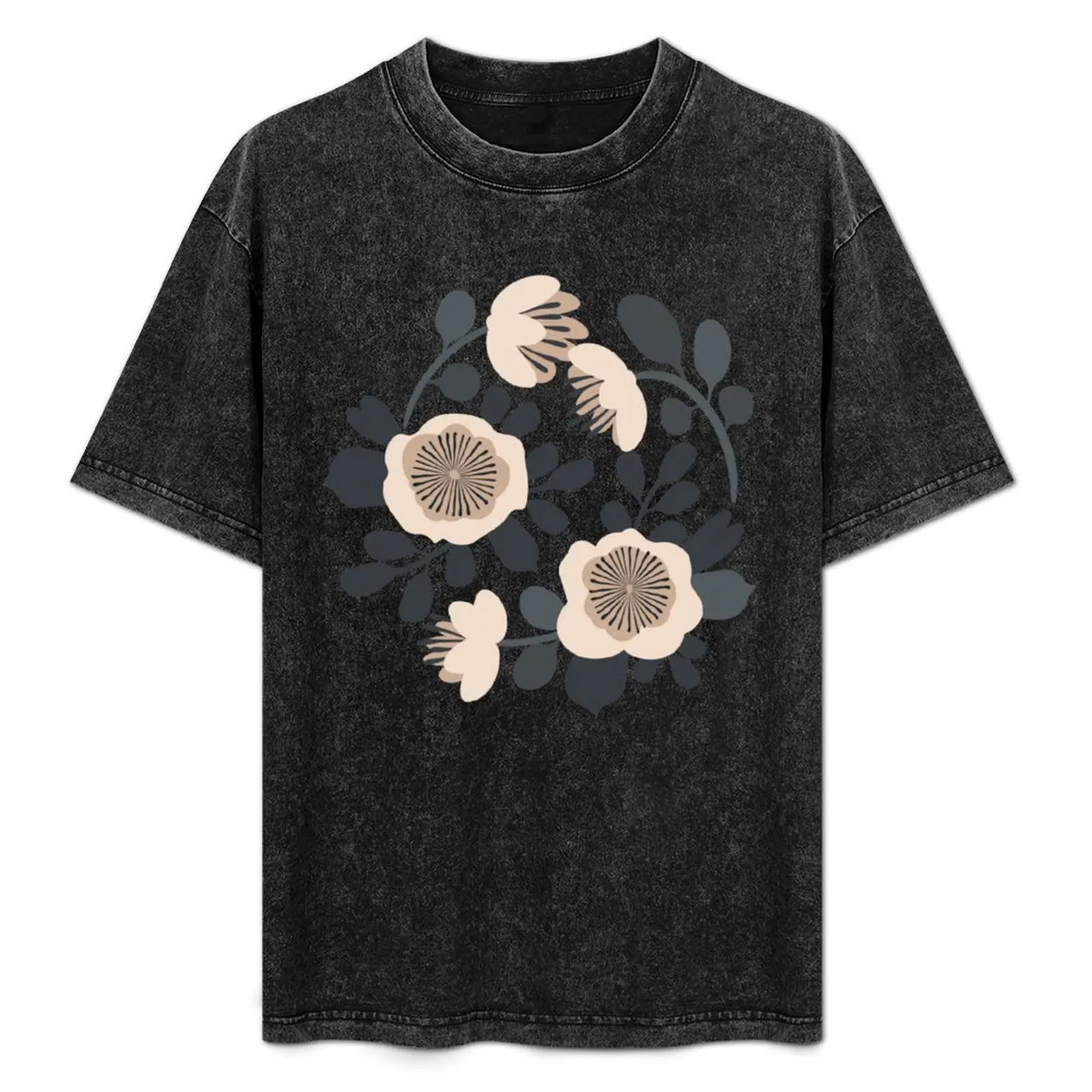 

Vintage roses T-Shirt Industrial Work Tee Shirt