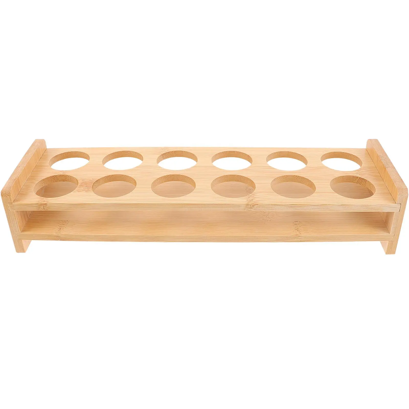 

Straight Cup Wooden Rack for Shot Glasses Cup Tray For Shots Tray Storage ganizer Home Bar Party Use Gift Idea