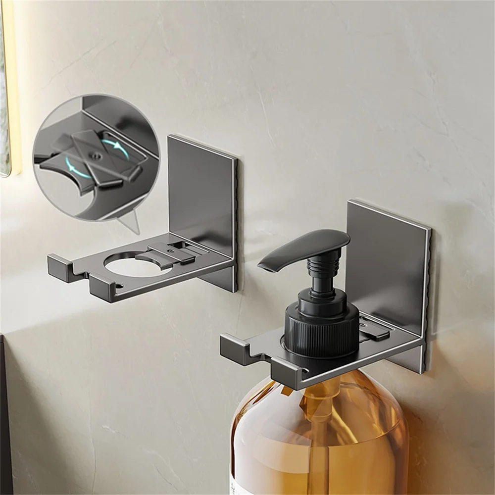 Hanger Strong Load-bearing Rotating Buckle Hole Distance 35mm Home Storage And Storage Utensils No Punching Rack Shower Gel Rack