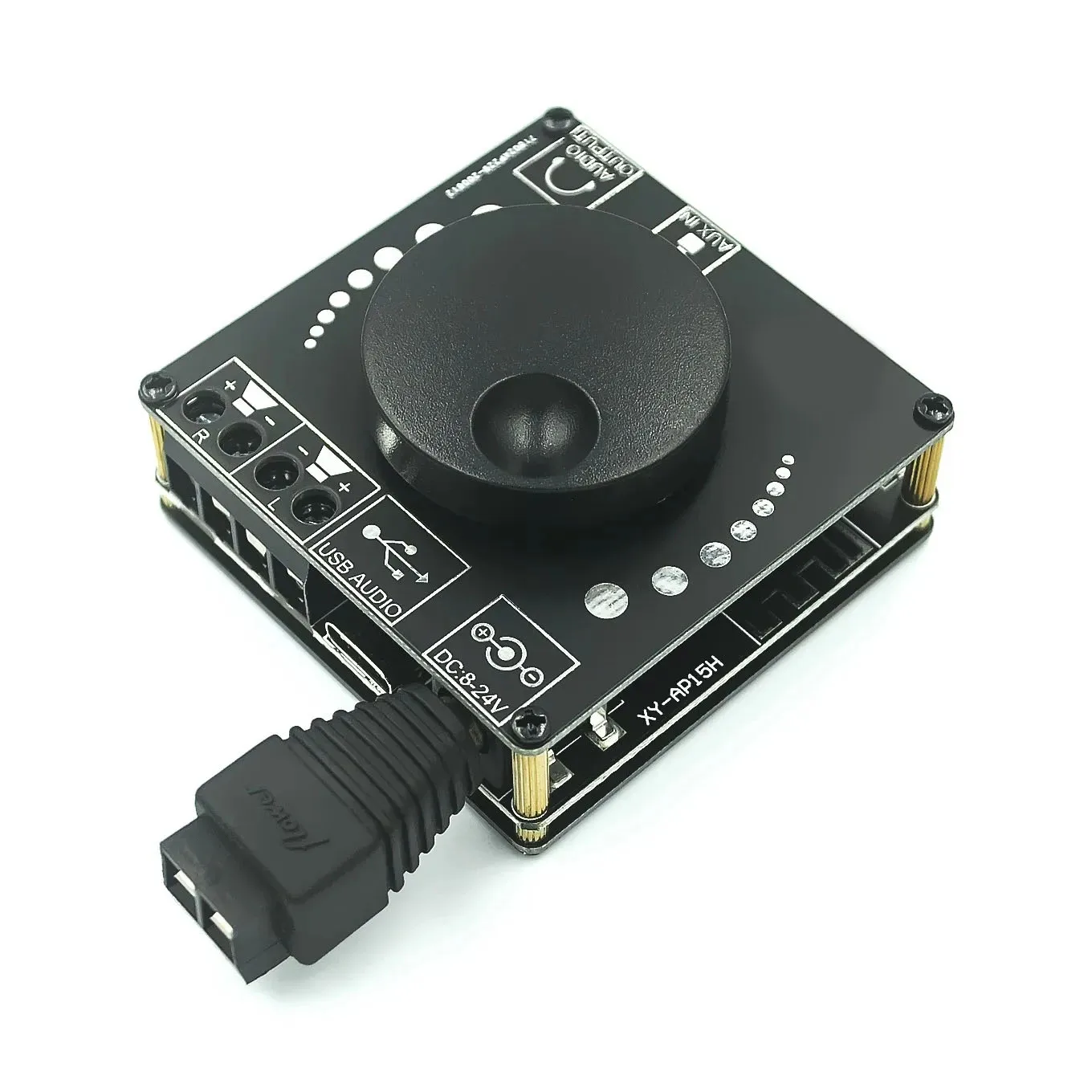 Mini Bluetooth 5.0 50WX2 Wireless Audio Power Digital Amplifier Board Stereo Amp 3.5MM AUX USB APP AP50L