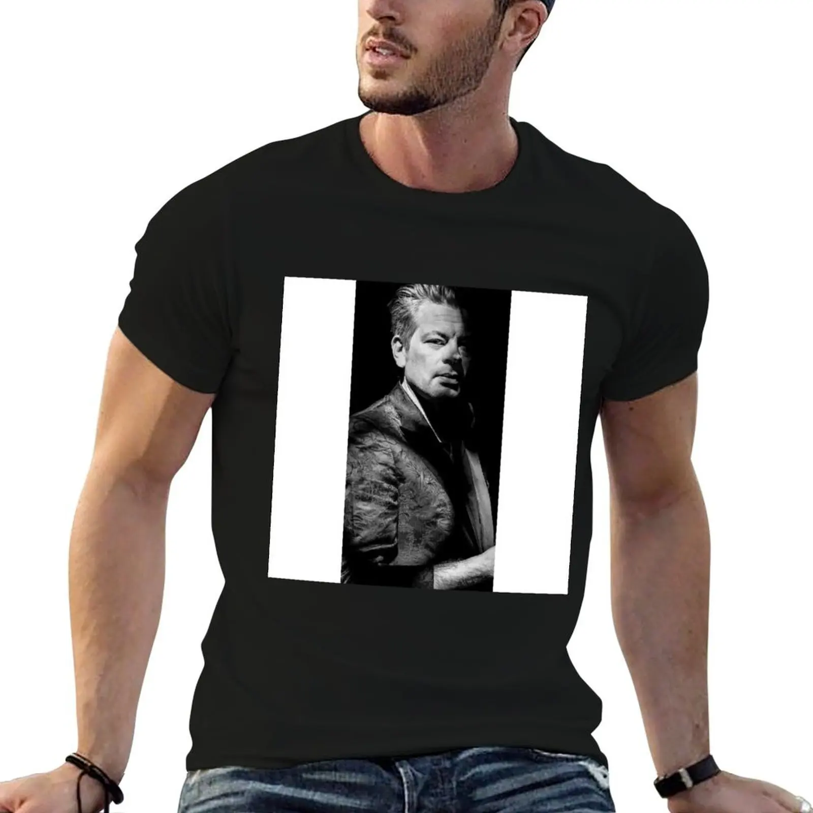 

Benjamin Biolay - Portrait T-Shirt essential t shirt t shirts for man graphic tees t shirt man plain T-shirt