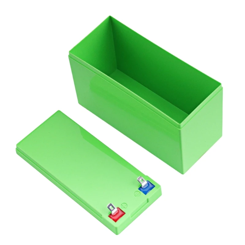 Caja protectora para batería 12V y 7Ah, 18650 celdas, tiras níquel, caja almacenamiento para batería DIY