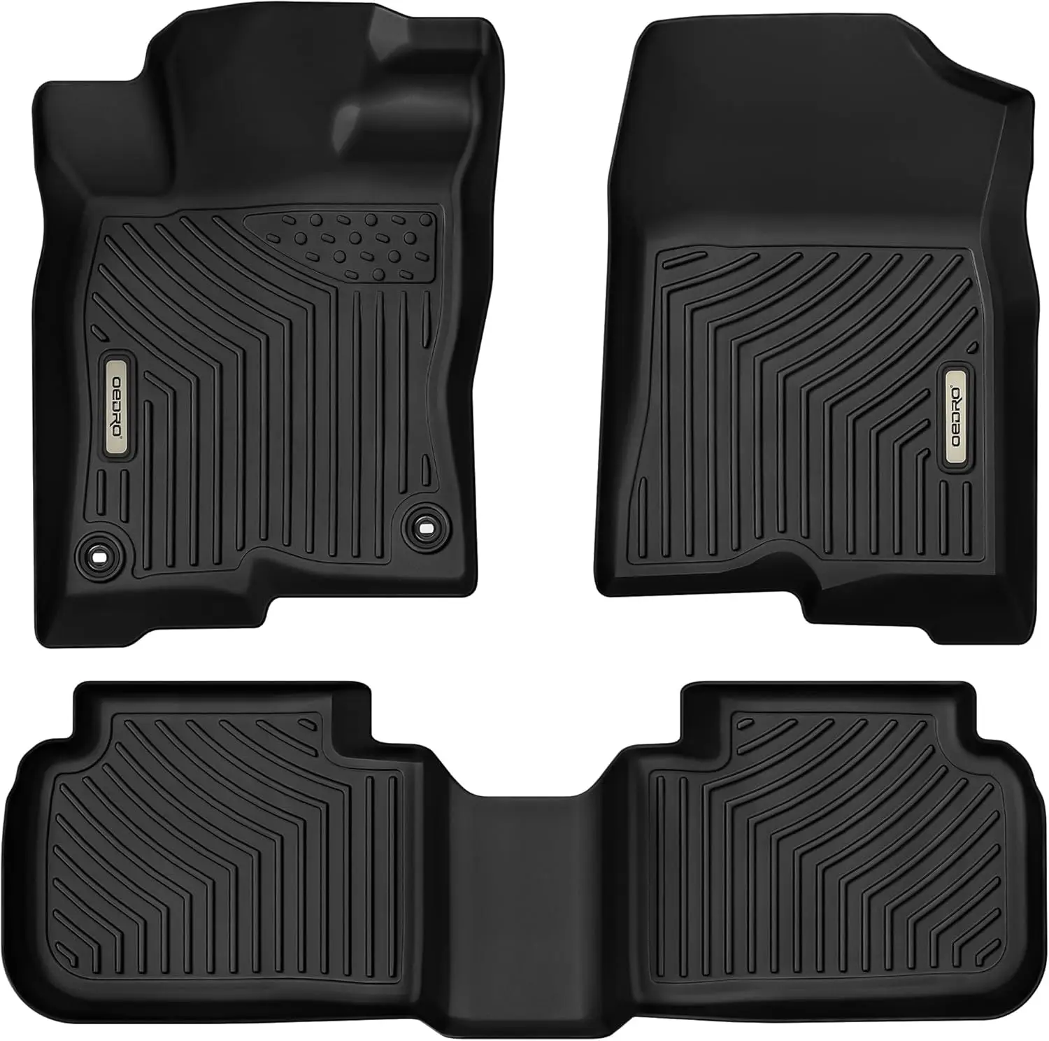 

Floor Mats Fit for 2022-2025 Honda Civic / 2023-2024 Acura Integra, All-Weather Custom Fit Black TPE All Season Floor Line 1st