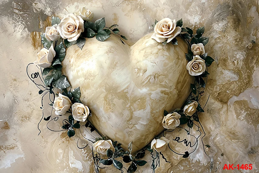 발렌타인 데이 꽃 사랑 장미 하트 사진 배경, 행복한 사진 배경