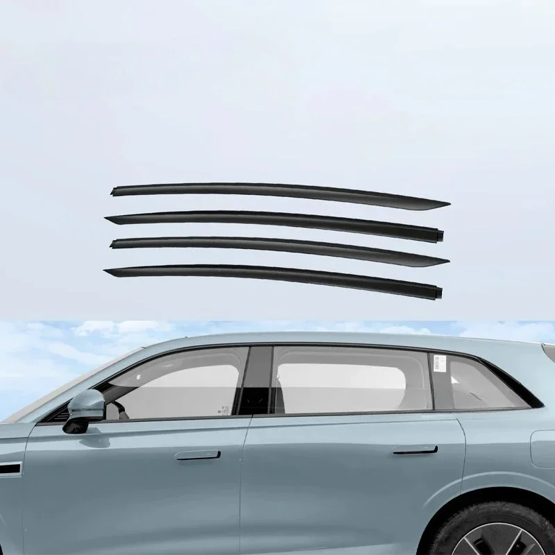 abay Deflectors For EXLANTIX ET EXEED STERRA ET 2024 2025 Car Side Windows Visors Rain Eyebrow Sun Visor Awning Trim Accessories