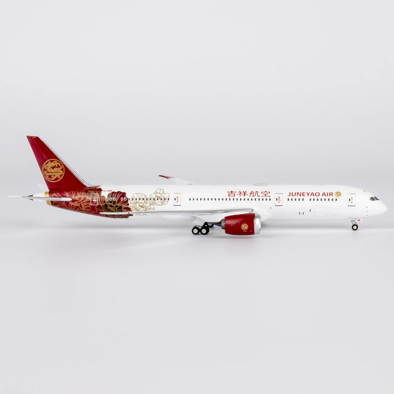 55152 سبيكة تحصيل طائرة هدية NG نموذج 1:400 Juneyao الخطوط الجوية "Dreamliner" بوينغ B787-9 دييكاست طائرة طائرة نموذج B-226N #3