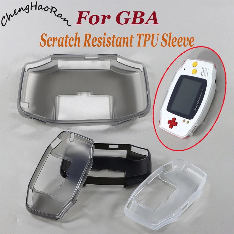 GBA ゲームコンソールに適した TPU 耐摩耗性保護コーブゲームコンソール保護落下防止透明ゴムカバー