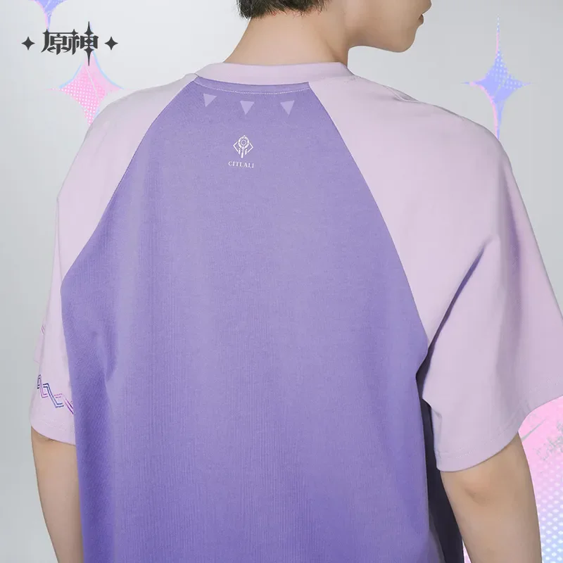 【正規品】miHoYo ゲーム シトライ Tシャツ 原神 シトライ Tシャツ レジャー ブラウス 服 トップ ポロシャツ コスプレ クリスマス ギフト