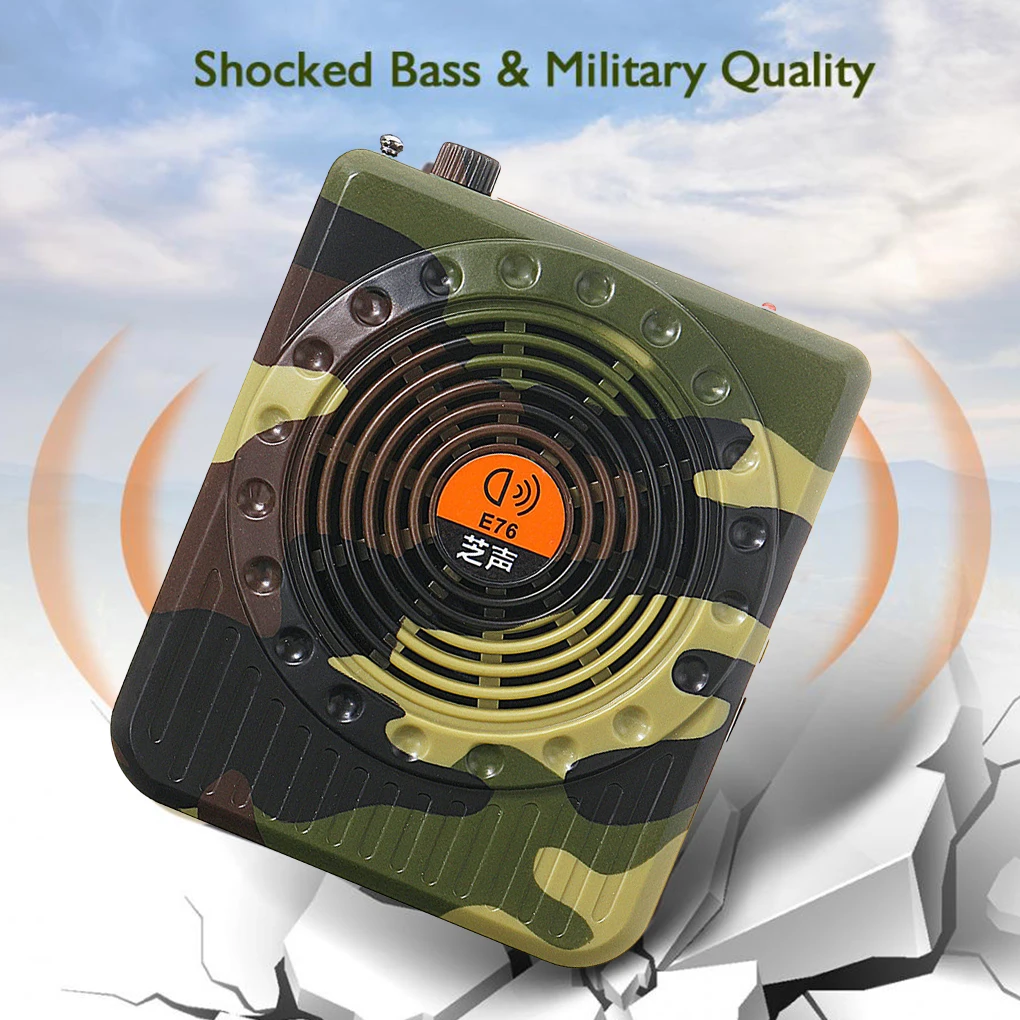 E76 Remote Remote Control Amplifier Decoy Calling Speaker Professional Small Size Sound Amplifiers Hunt Tool Sound Amplifiers