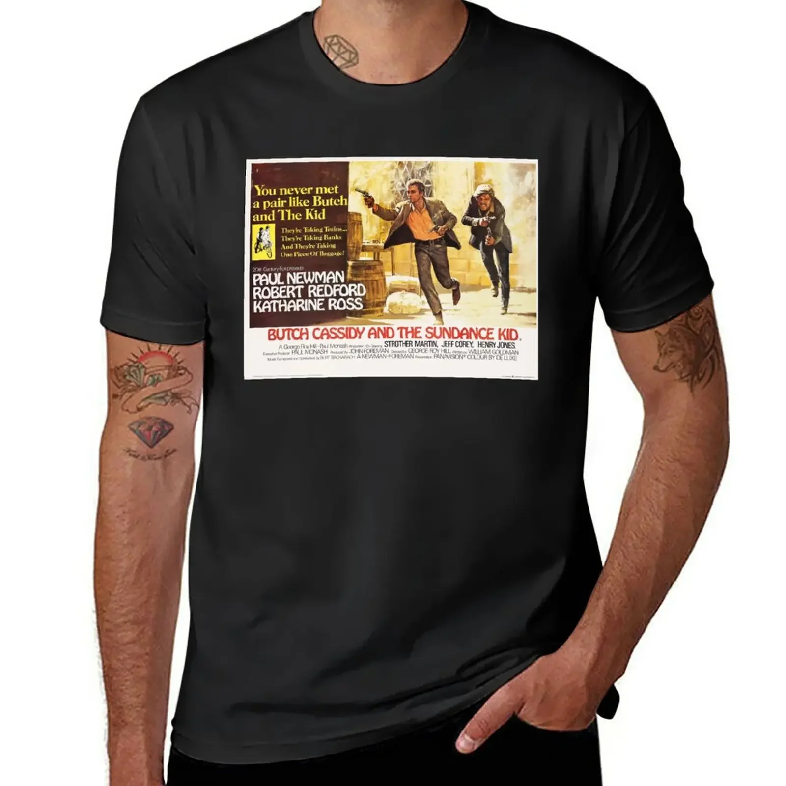 Butch Cassidy and the Sundance Kid T-Shirt sublime customizeds mens graphic t-shirts