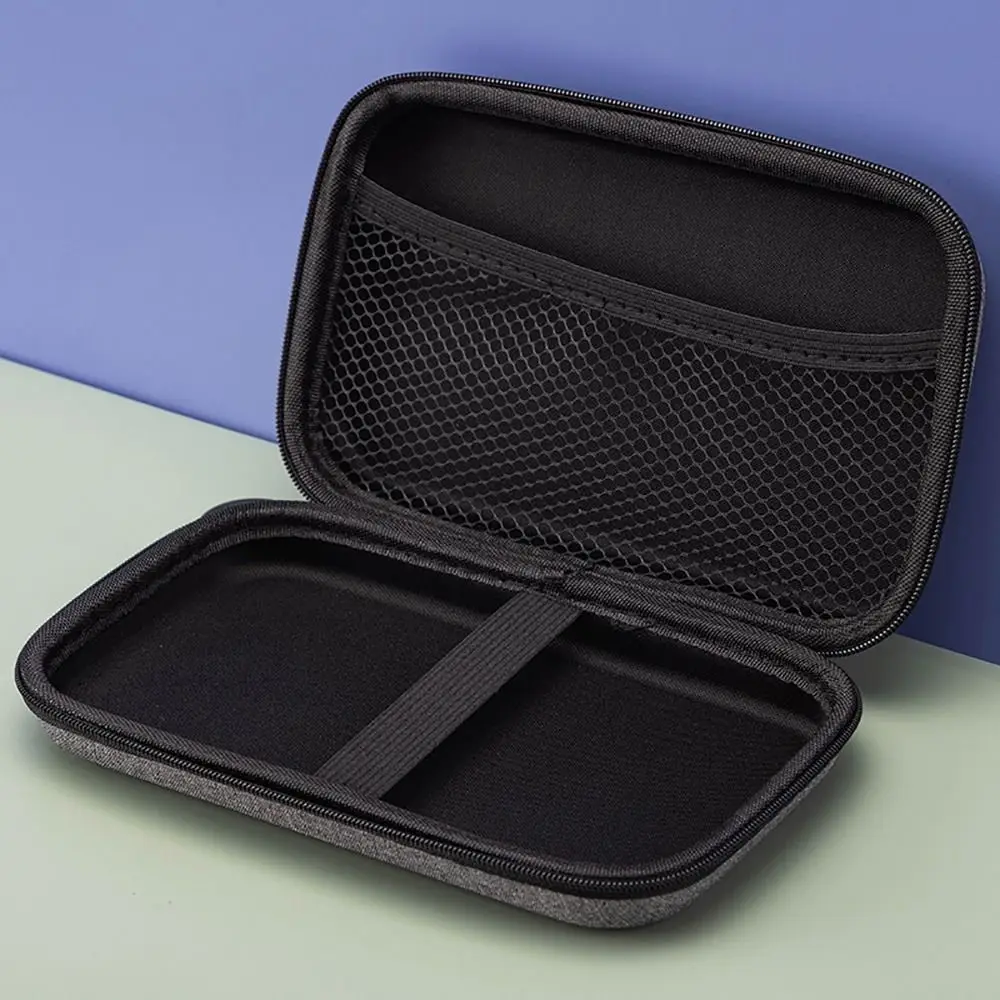 1Pcs Earphone/Phone/Charging Cable EVA Storage Bag Mini For Airpod Zipper Earphone Case Portable Digital Accessories