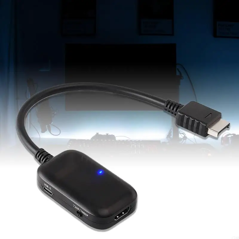 C7AB Retro Game Console Adapter Cord HDTV Cable Enhanced Visuals & Sound for P2 Game Enthusiasts