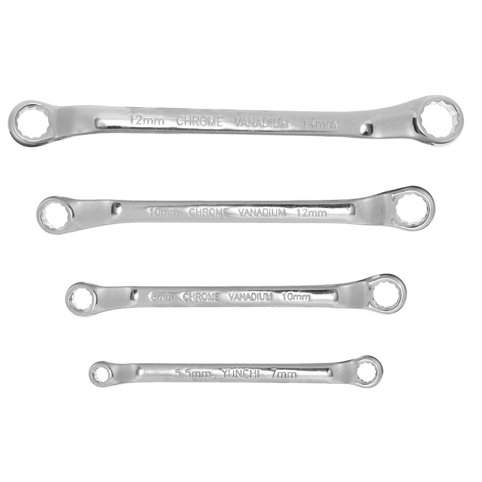 

4pcs Dual Head Ratcheting Wrench Flexible Repair Tool For Tight Spaces Heavy Duty Swivel Head Wrench Spanner Set