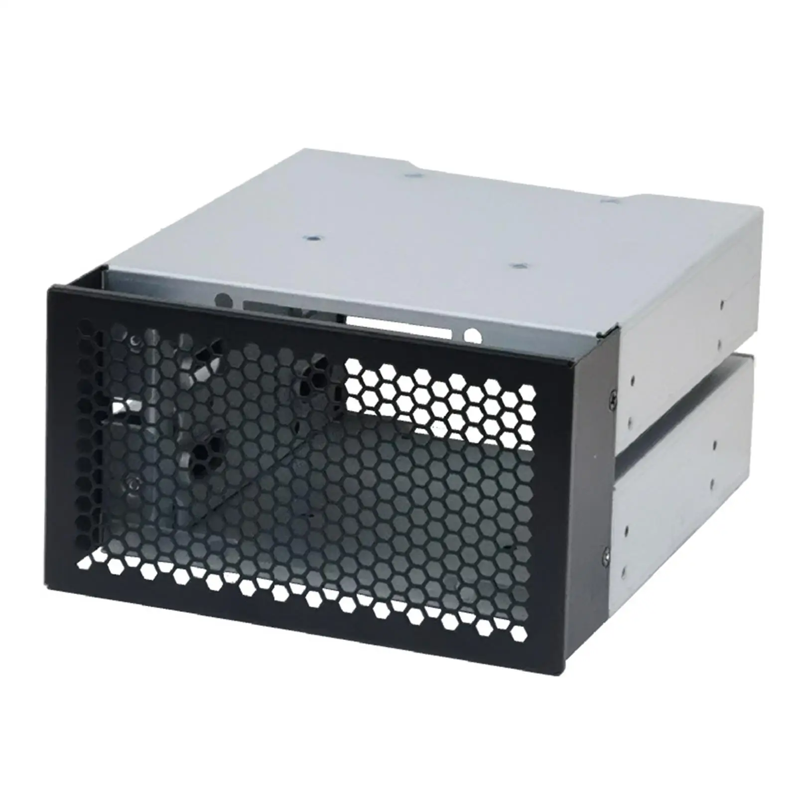 Aluminum Alloy Hard Drive Cage 3 Bay 3.5 Inch Tray Rack Bracket for PC Case External Storage Holder