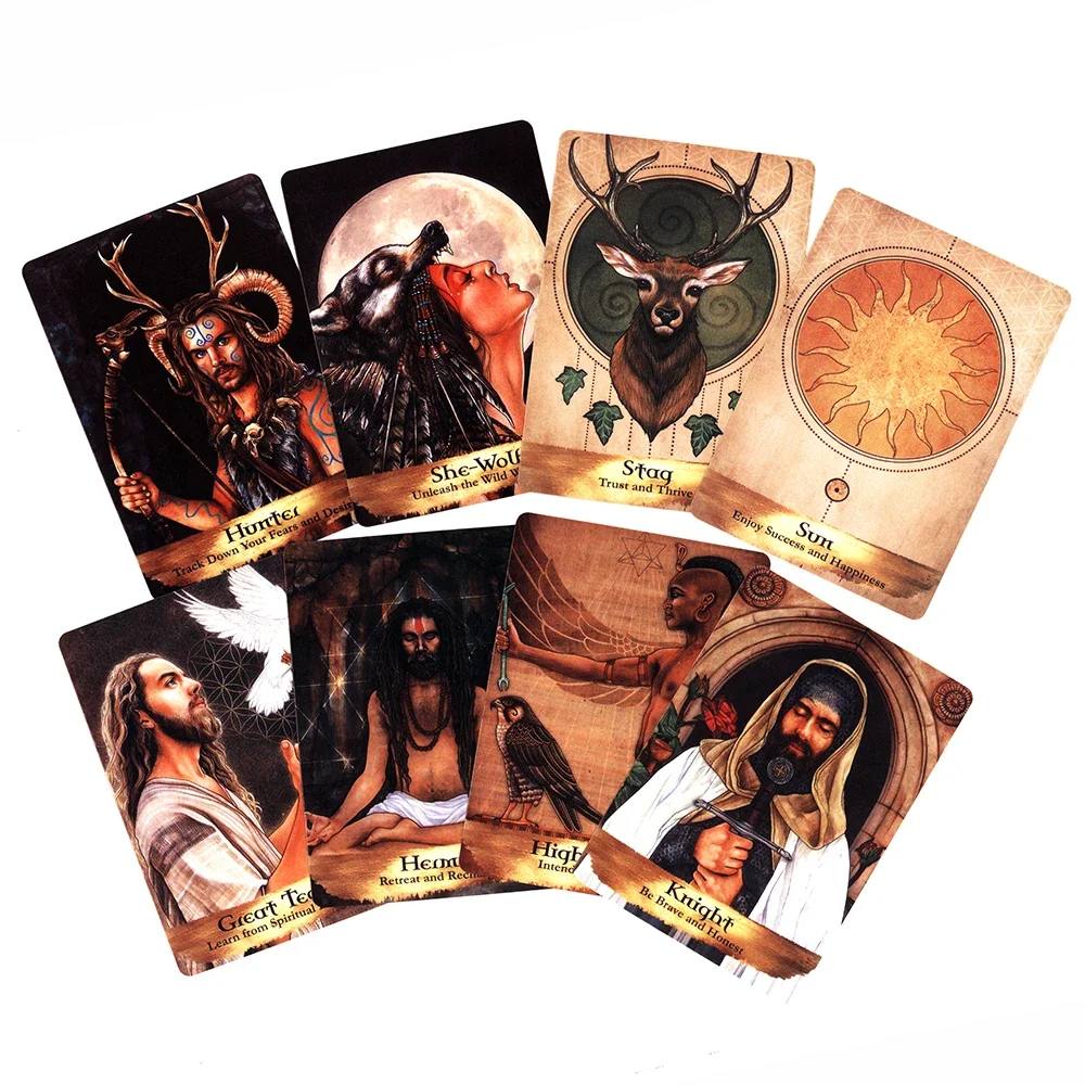 Support Wholesale Factory Made High-Quality Ancestors Oracle Cards Tarot Cards for Beginners Oracle Card Deck and PDF Guidebook