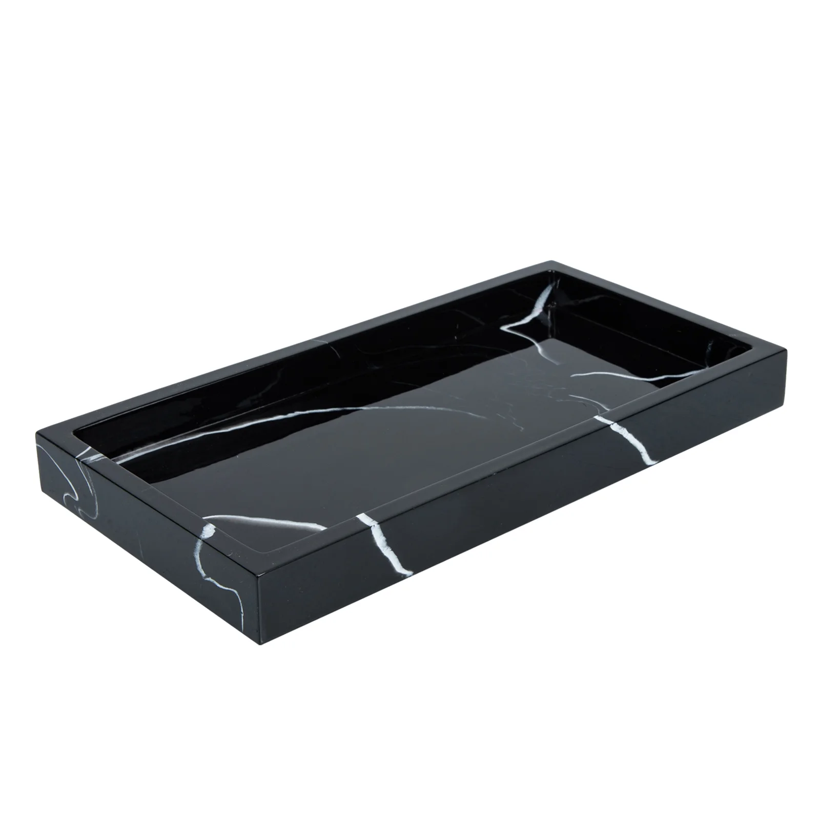 

Sundries Storage Tray Decor Marble Grain Jewelry Plate Fashion Bathroom Container Organizer Exquisite Holder Cosmetics