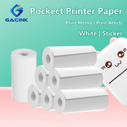 Portable Thermal Printer White Paper Print Paper Thermal Paper Pocket Mini Thermal Printer 57mm Printing Paper