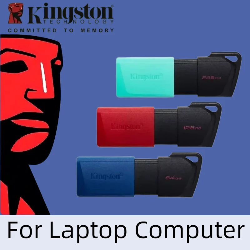 Original Kingston USB Flash Drive USB 3.2 Gen 1 Pen Drive 64GB 128GB 256GB Flash Disk Mini Key Memory Usb Stick3.2 Drives for PC